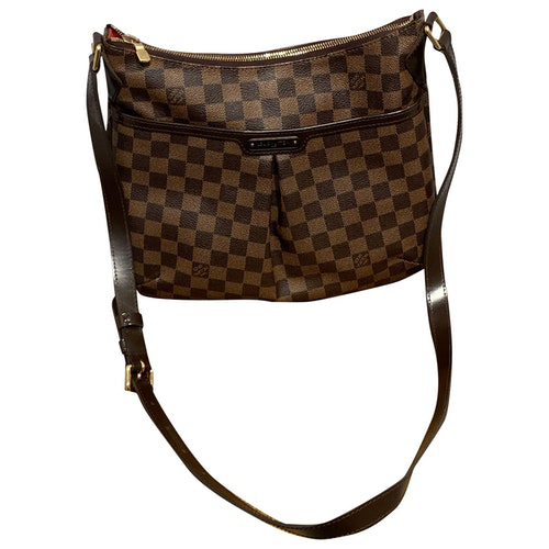 Pre-Owned Louis Vuitton Bloomsbury Brown Cloth Handbag | ModeSens