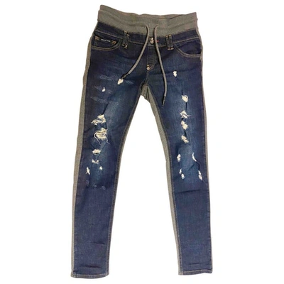 Pre-owned Philipp Plein Cotton - Elasthane Jeans In Other