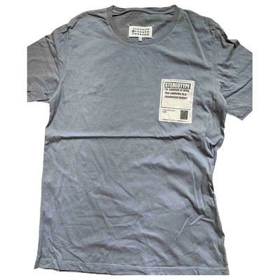 Pre-owned Maison Margiela Grey Cotton T-shirts