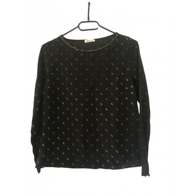 Pre-owned Masscob Silk Blouse In Black