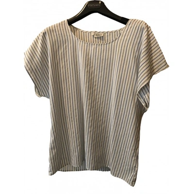 Pre-owned Marella White Cotton Top