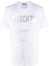 MOSCHINO COUTURE LOGO PRINT T-SHIRT