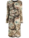 ETRO PAISLEY-PRINT LONG SLEEVE DRESS