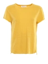 Frame Easy True Organic Linen T-shirt In Yellow