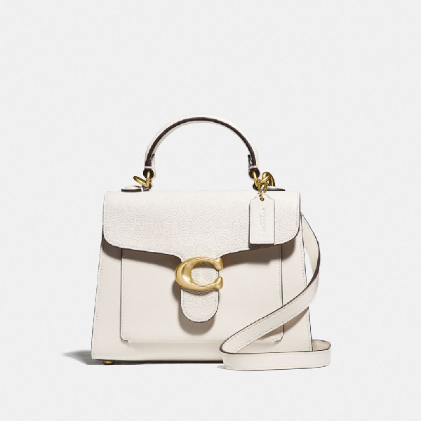 coach tabby white bag
