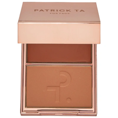 Patrick Ta Major Headlines Double-take Crème & Powder Blush Duo She's So La 0.21 oz Crème And 0.14 oz Powder /