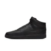 Nike Court Vision Mid Casual Sneakers From Finish Line In Black,black,black
