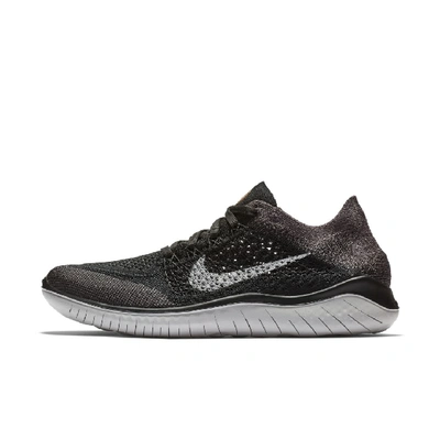 Nike Free Rn Flyknit 2018 Women's Running Shoe (black) - Clearance Sale In Black,metallic Gold,thunder Grey,vast Grey