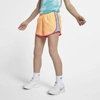 Nike Dri-fit Tempo Big Kids' (girls') Running Shorts In Orange
