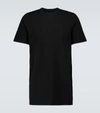 RICK OWENS LEVEL SHORT-SLEEVED COTTON T-SHIRT,P00491792