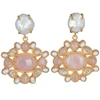 CHRISTIE NICOLAIDES ABRIANA EARRINGS PALE PINK