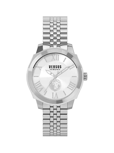 Versus Logo Water Resistant Stainless Steel Bracelet Watch