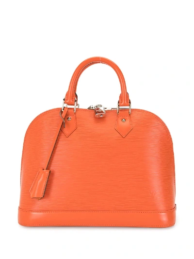 Pre-owned Louis Vuitton 2013  Alma Tote Bag In Orange
