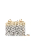 Rabanne 1970 Nano Skyline Bag In Silver