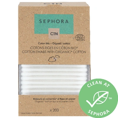 Sephora Collection Organic Cotton Swabs 200 Swabs