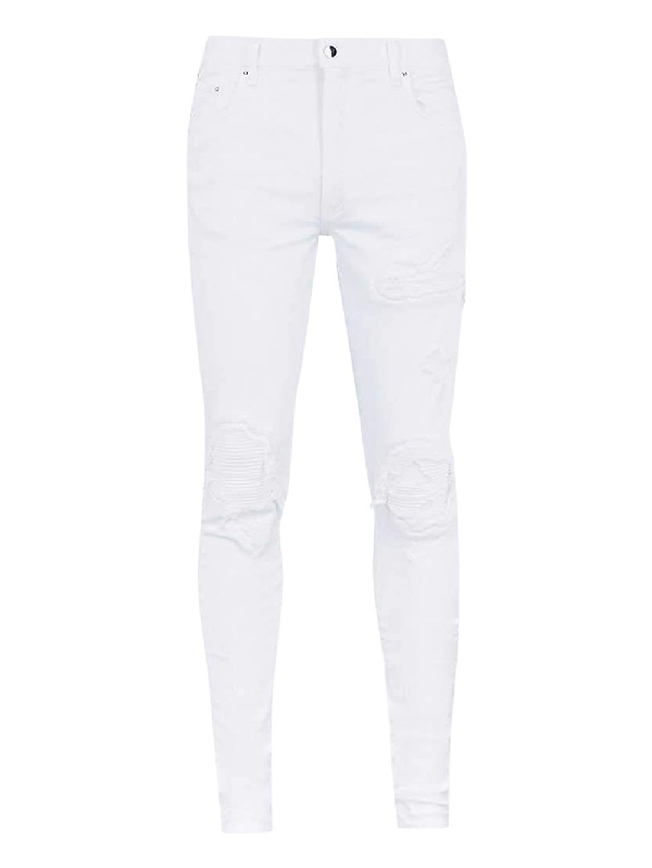 Amiri Mx1 White Denim Pants | ModeSens