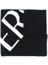 VERSACE LOGO INTARSIA SCARF