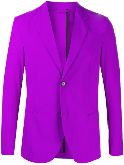 Hydrogen Tailored Slim Blazer In Purple