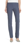 Nic + Zoe Wonderstretch Straight Leg Pants In Slate