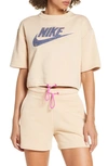 NIKE SPORTSWEAR ICON CLASH CROP GRAPHIC TEE,CJ2275