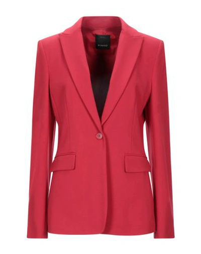 Pinko Suit Jackets In Red
