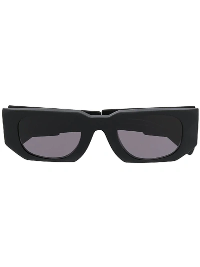 Kuboraum U8 Rectangle-frame Sunglasses In Black