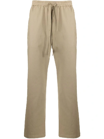 Barena Venezia Cropped Drawstring Trousers In Neutrals