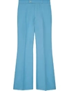 GUCCI FLARED CROPPED TROUSERS