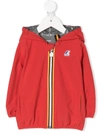 K-way Le Vrai Victor Zip Jacket In Red