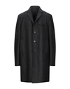 Harris Wharf London Coats In Steel Grey