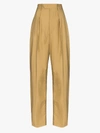 ISABEL MARANT NEUTRALS HIGH WAIST TAPERED TROUSERS,PA174720A020I15350496