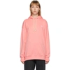 ACNE STUDIOS ACNE STUDIOS PINK OVERSIZED PATCH HOODIE