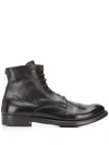 OFFICINE CREATIVE IGNIS LACE-UP ANKLE BOOTS