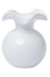 Vietri Hibiscus Bud Vase In White