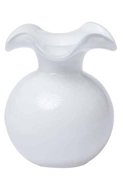 Vietri Hibiscus Bud Vase In White