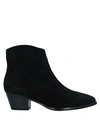 Ash Ankle Boots In Black