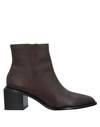 Clergerie Ankle Boots In Dark Brown