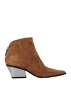 Le Silla Ankle Boots In Brown