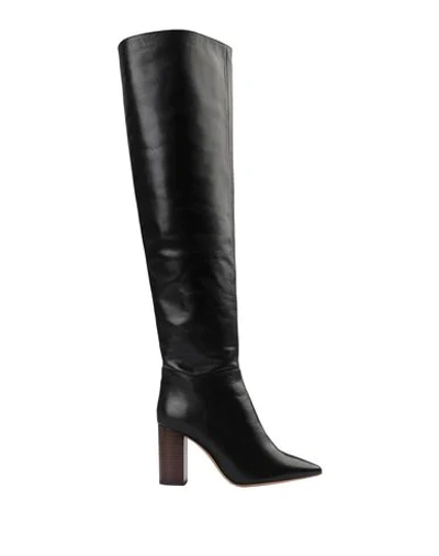 Maje Knee Boots In Black