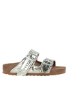 Rick Owens Sandals In Gold