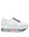 Hogan H427 Maxi Leather Sneaker In White