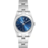 ROLEX OYSTER PERPETUAL NONDATE LADIES STEEL BLUE DIAL WATCH 67180,EA119AB7-FCCA-46F5-9006-253F09AF95CB