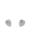 ANABELA CHAN WHITE LEAF EAR STUD,EDC0DC44-0822-05A5-5BC3-40AF77EF960B