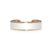 The Jewel Teller Gold And White Enamel Ear Cuff In Not Applicable