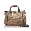 CHLOÉ LEOPARD PRINT LEATHER ETHEL SATCHEL,4B5A52F4-6E9B-0300-6644-5EDF6DB61E34