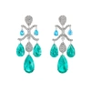 Anabela Chan Palms Multi Simulated Stone Chandelier Drop Earrings In Not Applicable
