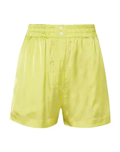 Gauge81 Woman Shorts & Bermuda Shorts Light Green Size M Viscose, Elastane
