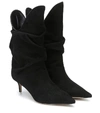 ATTICO TATE SUEDE ANKLE BOOTS,P00483626