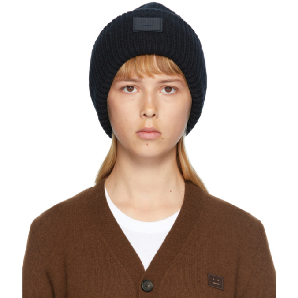 acne studios black beanie