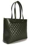 LOVE MOSCHINO QUILTED FAUX LEATHER TOTE,3074457345622616619